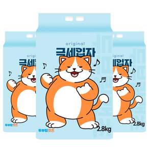 두부랑캣츠 극세입자 2.6kg x 3개 고양이모래 기능 30%UP