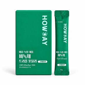 하우데이 비녹채 마시는 식이섬유 분말 스틱
