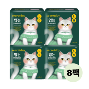 시크릿데이 6매X8팩 48매(L대형)입는오버나이트