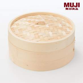MUJI 대나무 찜기 만두 찜통 세이로무시 / 뚜껑 포함 세트