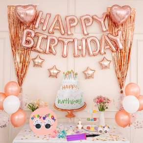 연지마켓 생일풍선 생일파티용품 세트