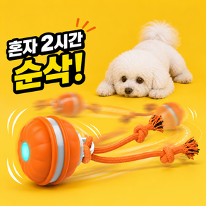 댕냥픽 터그볼 움직이는 장난감 강아지 터그 공