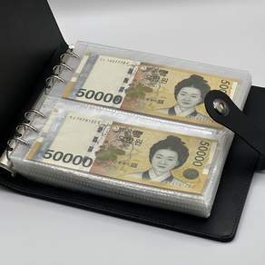 아윤 대용량 현금 바인더 저축 다이어리 천만원 모으기