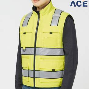 ACE-V3771 겨울 조끼 단체 현장 작업복 사무 근무 유니폼