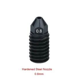 Flashforge AD5X 3D 프린터 노즐 바이메탈 경화강 0.2/0.4/0.6/0.8mm 교체용