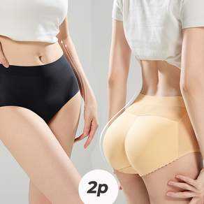 1+1 티 안 나는 심리스 엉뽕 여성 힙업팬티 무봉제 엉덩이뽕 보정속옷