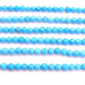 다온 터키석 컷팅 원석 팔찌 DIY 목걸이 만들기 3mm 1줄