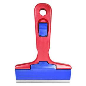 월드크린 원터치 스크래퍼 레드+칼날1P