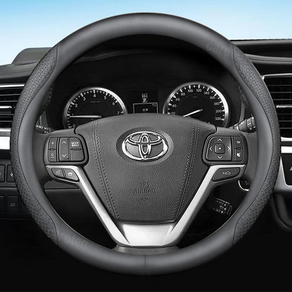 토요타 TOYOTA 전차종 호환 프리미엄 나파 가죽 카본 핸들커버