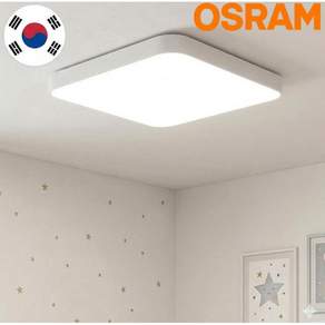 LED 심플 방등 천장등 전등 60W 오스람칩 플리커프리 DC타입 AS 2년 국내조립
