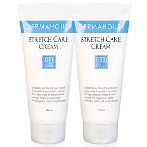 더마하우스 스트레치 케어크림180mlx2개 / 산전 산후 임산부 청소년기 일반인, 2개, 180ml