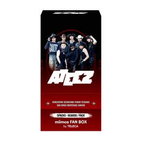 2026 테레카 에이티즈 컬렉션 카드 하비 박스 팬 에디션 K팝 아이돌 포토카드 ATEEZ Kpop K-pop miimca 텔레카 밈카 민기 윤호 우영 산 여상 홍중 성화 종호