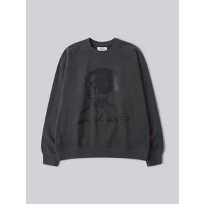 앤하츠 Vintage Muse Raglan Sweatshirt_CHARCOAL