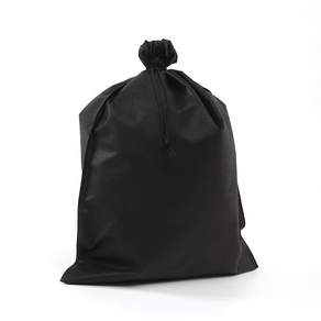 혜문스토어 스트링 부직포 파우치 20p세트 34x43cm 블랙