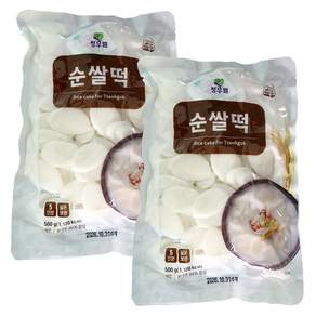 산돌식품 청우림 쫄깃쫄깃한 쌀 떡국떡