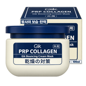 GIK PRP 콜라겐 바운싱 집중 보습 윤기 수분 슬리핑 수면 크림 워시오프 마스크 팩
