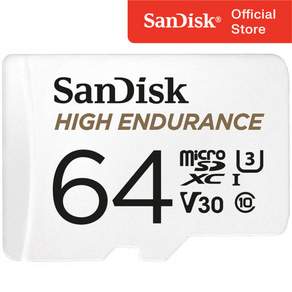 샌디스크 마이크로SD카드 High Endurance 하이엔듀런스 SDSQQNR + SD카드 케이스 패키지