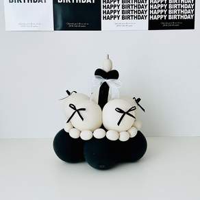 연지마켓 풍선케이크모자 DIY 만들기 생일케이크풍선