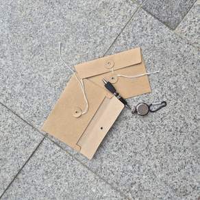 크라프트 카드 엽서 봉투 5장