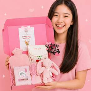 첫생리 선물 사춘기 딸 초경 선물세트 생리대 축하 박스