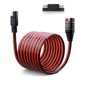 YWOQ 14AWG X-Connect SAE 연장 코드 NOCO GC009용 10피트 극성 반전 어댑터 포함 퀵 디스커넥트 순수 구리 연장선 RV 보트 트럭용 Genius 1 및