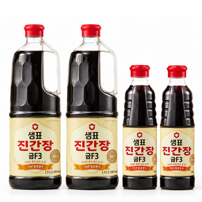 샘표 진간장 금F3 [1.7L+500ml] x 2세트