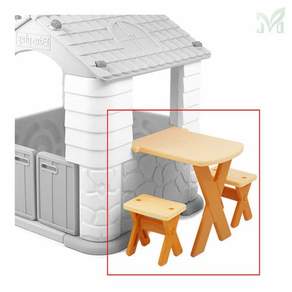 모아림 연결용 테이블과 의자세트 장난감집