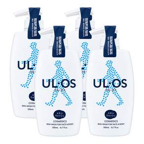 우르오스 스킨워시 500ml 4개 페이스 바디 클렌저 워시