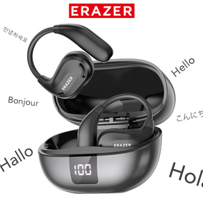 ERAZER XT66PRO 완전 무선 블루투스 이어폰 134개 언어 AI 번역 지원 OWS 베이스 스포츠 이어폰