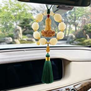 차량무사고 기원 부처님 연꽃 불교불상 자동차 장식품