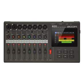 ZOOM R20 줌 멀티 트랙 레코더 직관적인 터치 조작의 인터페이스 악곡의 레코딩 에디트 믹스가 심플하게 [메이커