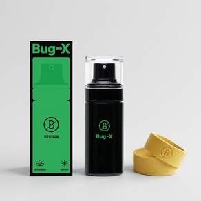버그엑스 안전성분 모기기피제 50ml+팔찌 set