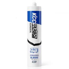 KCC 프리미엄 실리콘 SL8500(방수용)-백색 자동차 캠핑카 카라반 맥스팬 환기구 스카이창 실란트 마감 누수방지