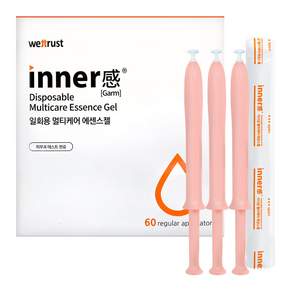 웨트러스트 이너감 일회용 멀티케어 여성청결제 에센스젤 60p, 60개, 1.7g