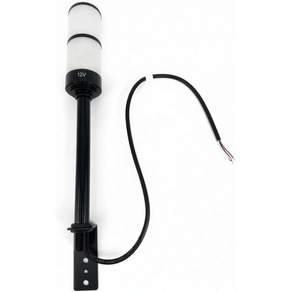 DC12V LED 신호탑 조명 L자형 베이스 산업용 삼색 신호 CNC 기계 장비 경보등 버저2레이어 포함