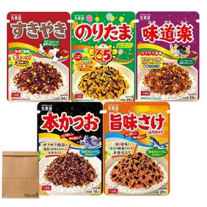 Pikotta 피코타 MARUMIYA 마루미야 후리카케 5종 세트 스키야키 노리타마 아지도라쿠 혼가쓰오 우마미사케