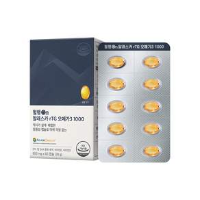 혈행on 혈행온 오메가3 1000mg rTG 높은 흡수율 어떤약사