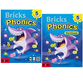 브릭스 파닉스 5 교재+워크북 세트 전2권 Bricks Phonics 메모지제공
