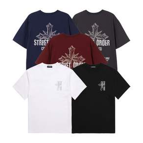 밴웍스 CROSS STREET 반팔 티셔츠 VS0227