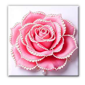 호우맘 3D 진주 보석십자수 캔버스형 DIY 키트 30 x 30 cm