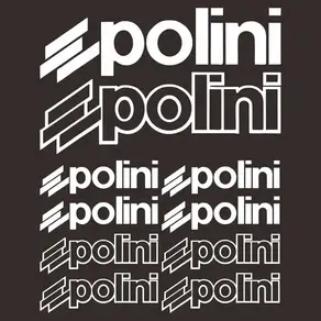 창의력 자동차 스티커 10pcs 세트-Polini 오토바이 자동차 PVC 데칼 그래픽 스티커 방수 선 스크린 키트와