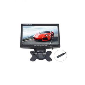 7인치 TFT-LCD 차량 모니터 2 비디오 입력 차량 후방 헤드레스트 모니터 DVD VCR 모니터리모콘 및 스탠드 및 지지대 포함 화면을 회전시키는 800 480rgb 8핀