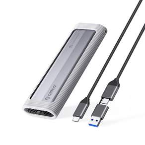 오리코 C타입 듀얼 NVMe SATA M.2 SSD 알루미늄 케이스 AXM2S-G2