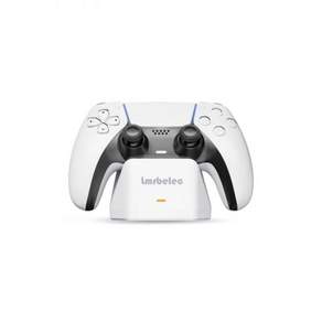 PS5 컨트롤러 충전소 PS5 컨트롤러 스탠드 홀더 액세서리 PlayStation 5 듀얼센스용 고속 충전소 - 흰색