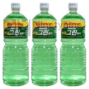 TORIMALL 불스원 레인ok 에탄올 그린워셔액 1800ml x 3통