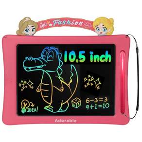 어나더토이 컬러 LCD 유아드로잉패드 26cm 전자칠판 낙서장 펜 분실방지 줄 포함 어린이집 선물 스케치북