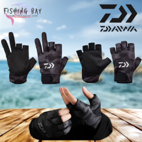 다이와 DAIWA 2026 여름 통풍 메쉬 낚시장갑 실리콘 그립 미끄럼방지 바다 루어 선상
