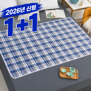1+1 굿라이프 어르신 노인 방수패드 그레이
