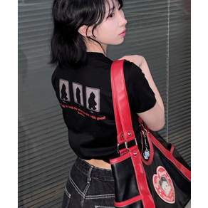 TENBLADE 슬로우 무드 베어 슬림핏 티셔츠 (2컬러)
