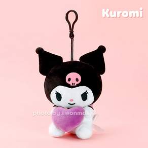 산리오 하트 봉제인형 가방고리 13cm